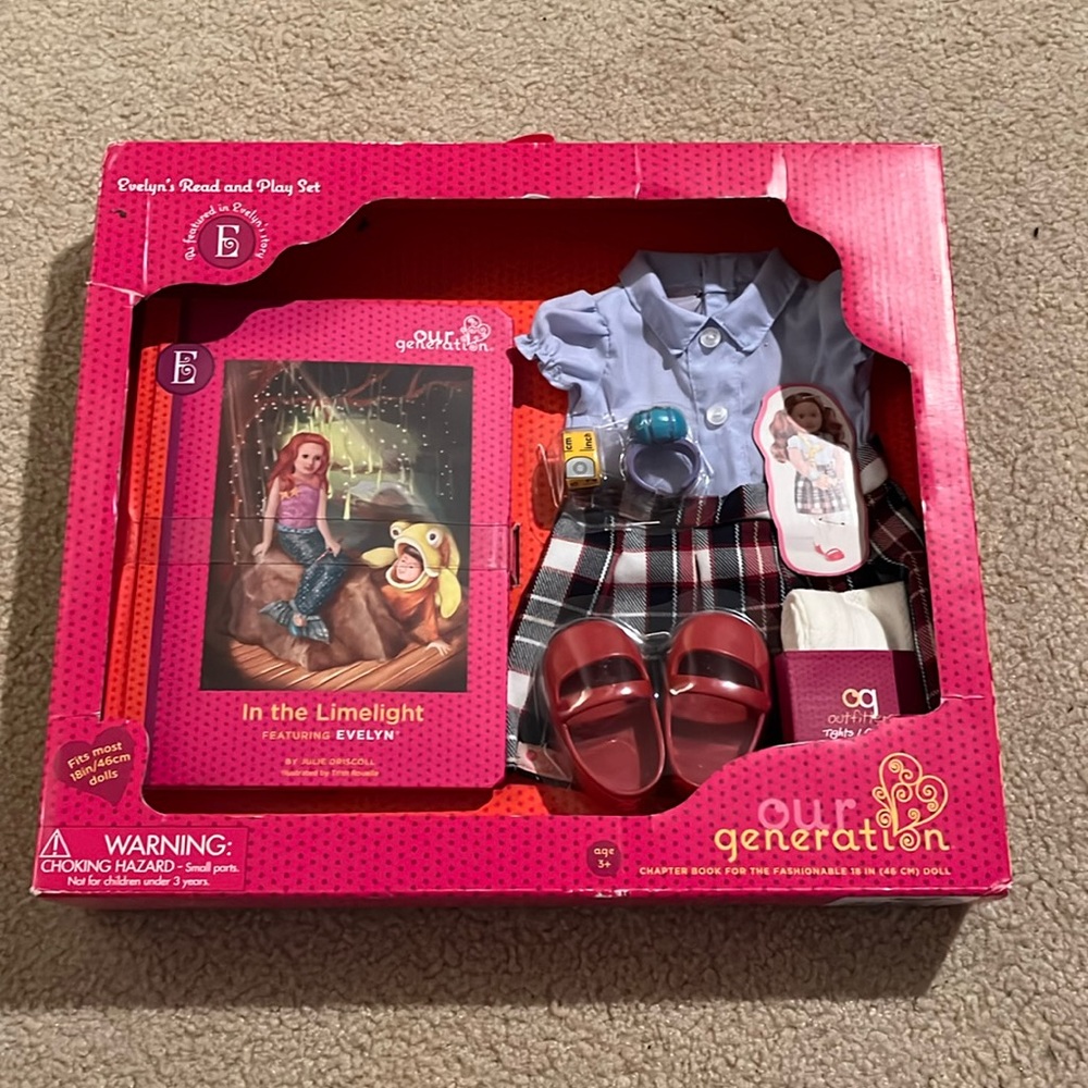 Our Generation Book and Outfit set